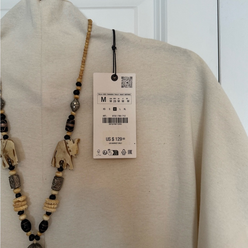 Elegant Cream Jumpsuit by ZARA - Picture 16 of 16